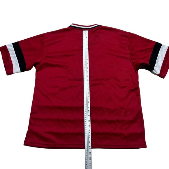 West Coast Vancouver Canada Hockey Jersey Adult Medium Red Short Sleeve - Picture 6 of 9